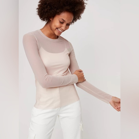 Aritzia Wilfred free sheer long sleeve - Picture 3 of 5